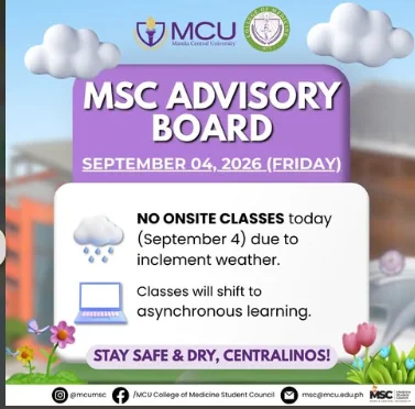 September class suspension announcement