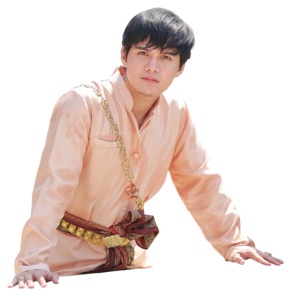 Jake in a barong, representing his professional identity